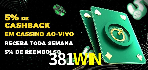 Promoções do cassino ao Vivo 381WIN